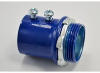 Bridgeport 233-SBLU 1-1/4" BLUE set screw EMT connector