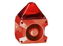 Pfannenberg 23351105000 PA X 5-05 230 AC RD 5 Joules Flashing Strobe Beacon with 80 Tone 4-stage Sounder 105 dB (A) 1