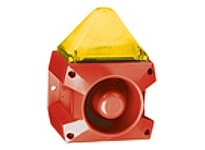 Pfannenberg 23351153000 PA X 5-05 115 AC YE 5 Joules Flashing Strobe Beacon with 80 Tone 4-stage Sounder 105 dB (A) 9