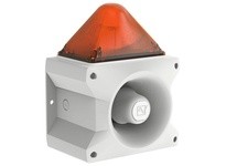 Pfannenberg 23361104055 PA X 10-10 230 AC AM 7035 10 Joules Flashing Strobe Beacon with 80 Tone 4-stage Sounder 110 dB