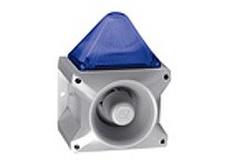 Pfannenberg 23361807055 PA X 10-10 24 DC BL 7035 10 Joules Flashing Strobe Beacon with 80 Tone 4-stage Sounder 110 dB