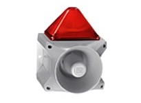 Pfannenberg 23372155055 PA X 20-15 115 AC RD 7035 15 Joules Flashing Strobe Beacon with 80 Tone 4-stage Sounder 120 dB