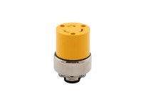 Cooper Eaton 2354-BOX Conn 20A 250V 2P3W Lkg Vinyl/Armored Yellow