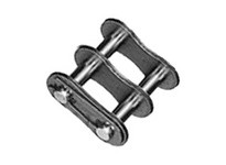 Morse 20B-2 C/L SC British Standard Roller Chain Offset Link, Steel, 1.25" Chain Pitch, Chain Size 20, 2 StrandsBritish Standard