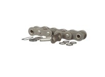 Morse 80XLO 10 FT O Ring Riveted Roller Chain, Carbon Steel, 1" Chain Pitch, Chain Size 80, 1 Strand, 0.625" Roller Diameter, 10