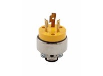 Cooper Eaton 2364-BOX Plug 20A 250V 2P3W Lkg Vinyl/Armored Yellow | Durable Industrial Plug