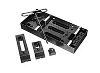 Te-Co 23802 Nuzzler Edge Clamp Kits: Small, 5/16" Socket Cap Screw Size, 0.5" Table Slot Size, 41434T, 0.875" Length T-Slot Nut 