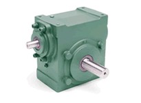 Dodge 23S10R 10:1 Ratio Right Side Solid Output Shaft 0.875" Input Shaft 2.3" Center Distance Green PaintRatio: 10:1Center Dista