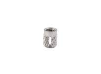 E-Z LOK 240-006-CR Threaded Insert for Plastic - Flush | Stainless Steel