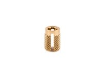 E-Z LOK 240-3-BR Threaded Insert for Plastic - Flush - Brass | Pack of 25