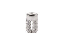 E-Z LOK 240-4-CR Threaded Insert for Plastic - Flush - Stainless - 1/4-20 Pack of 5