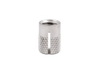 E-Z LOK 240-6-CR Threaded Insert for Plastic - Flush - Stainless - 3/8-16 Pack of 5