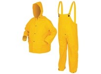 MCR 2403M Classic Plus .35mm PVC/Poly Suit 3 PC Cor Collar YELLOW