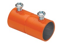 Bridgeport 241-SO 3/4" ORANGE set screw EMT coupling