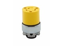 Cooper Eaton 2493-BOX Conn 15A 125V 2P3W Lkg Vinyl/Armored Yellow | Durable Electrical Connector