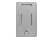 Hubbell Wiring 24GCCVRALU CARPET CVR 2/4G FLUSH ALUMINUM POWDER