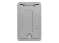 Hubbell Wiring 24GCCVRALUC 2/4G CARPET CVR INSERT ALUMINUM POWDER