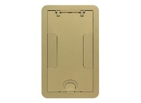 Hubbell Wiring 24GCCVRBRS CARPET CVR 2/4G FLUSH BRASS POWDER | Industrial Supplies