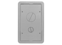 Hubbell Wiring 24GCFFCVRALU 2/4G CARPET FF CVR ALUMINUM POWDER