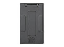 Hubbell Wiring 24GTCVRBKC 2/4G TILE CVR INSERT BLACK POWDER