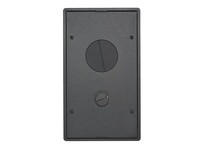 Hubbell Wiring 24GTFFCVRBK 2/4G TILE FF CVR BLACK POWDER