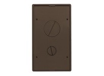 Hubbell Wiring 24GTFFCVRBRZ 2/4G TILE FF CVR BRONZE POWDER