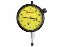 Starrett 25-481J Dial Indicator, 0-10.0mm Range, 0-100, 0.01mm Grads, 1.0mm Range Per Rev, .375" Stem DiameterDial Indicator, 0-