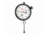 Starrett 25-631J WCSC WCSC Dial Indicator, with Case Stem Cap, 0-1.000" Range, 0-50, .0005" Grads, .050" Range Per Rev, .375" St