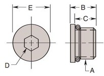 250883 FITTING-PLUG-SAE-4