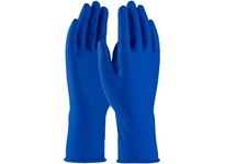 PIP Ambi-Dex 2550 Blue Small Disposable Gloves - 11.5 in Length - Rough Finish - 14 mil Thick - 2550/S
