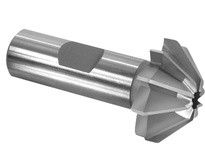 Whitney Tool 25588 Face Angle Chamfer Milling Cutter, 1" Cut Diameter, 90 degree Included Angle, M42, w/ TiN CoatingFace Angle C