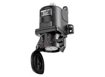 Meltric 26-20143-12 DX1 RECEPTACLE/BOX METAL BLACK SIZE 8 IP 65 3P+G 20 A 600 VAC 60 Hz 1/2" NPT .310-.630"