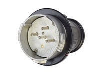 Meltric 26-31043-32M DX3 PLUG METAL BLACK SIZE 8 IP 65 3P+G 30 A 480 VAC 60 Hz M32 .470-.830"