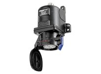 Meltric 26-60043-1 DX6 RECEPTACLE/BOX METAL BLACK SIZE 9 IP 65 3P+G 60 A 480 VAC 60 Hz 1" NPT .750-1.000"