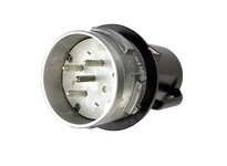 Meltric 26-91143-50M DX9 PLUG METAL BLACK SIZE 9 IP 65 3P+G 100 A 600 VAC 60 Hz M50 .910-1.380"