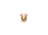 E-Z LOK 260-004-RS Threaded Insert for Plastic - Reverse Slot | Brass 4-40 Pack of 25