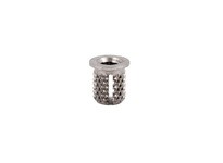 E-Z LOK 260-006-CR Threaded Insert for Plastic - Flanged - Stainless Steel | Pack of 10