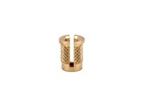 E-Z LOK 260-332-RS Threaded Insert for Plastic - Reverse Slot | Brass Pack of 50