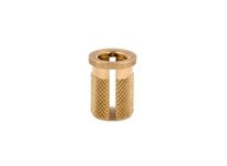 E-Z LOK 260-5-BR Threaded Insert for Plastic - Flanged - Brass - 5/16-18 Pack of 10