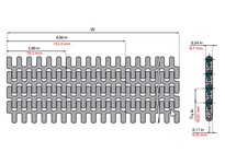 System Plast 261351 LFG2190FG-K600 MPB-INCH | High-Quality Conveyor Components