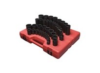 Sunex Tools 2698 39 Pc 1/2" Dr 12 Point SAE Master Imp. Socket Set