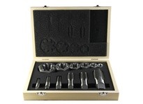 DRILLCO 2700C12 IMPORT CARBON 12 PC. NPT PIPE SET | High-Quality Tools