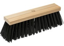 Vikan 2717H Street Broom w/hole for Handle 400 mm Stiff Wood