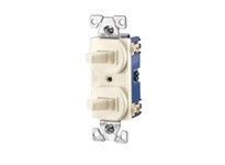 Cooper Eaton 271W-BOX Switch Duplex Comb SP/SP 15A 120V White | Industrial Supplies