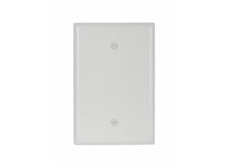 Cooper Eaton 2729W-BOX Wallplate 1G Blank Box Mount Thermoset | Durable White Finish