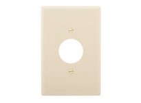 Cooper Eaton 2731V-BOX Wallplate 1G Single Receptacle Thermoset Ivory | YarinInd