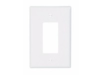 Cooper Eaton 2751W-BOX Wallplate 1G Decorator Thermoset Ovr White