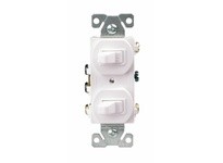 Cooper Eaton 275W-BOX Switch Duplex Comb SP/3Way 15A 120V White | Buy Now