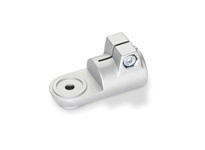 276-B50-IV-2-BL JW Wincoaluminum matte 5.83 inch long B50 diameter swivel clamp connector with stainless steel cap screws and he