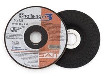 United Abrasives SAIT 27616 High Performance Flexible Grinding & Blending Wheels Challenger 3(Diameter 5" Thick Arbor 1/8" 7/8" 